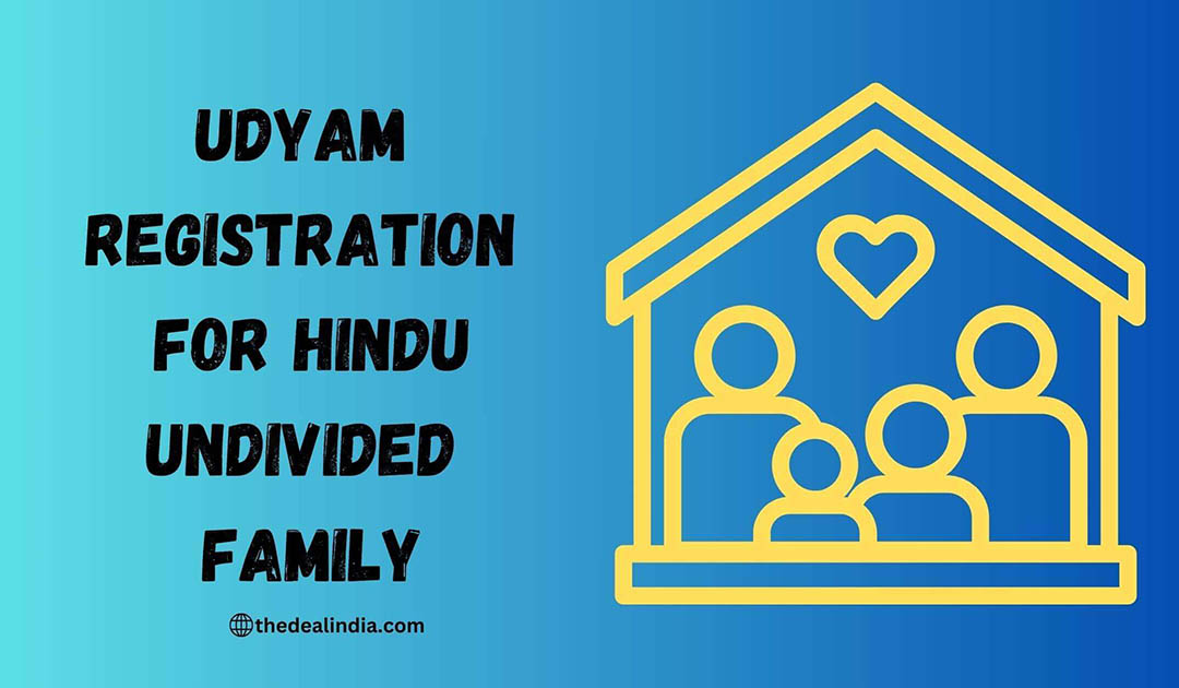 Udyam Registration For Hindu Undivided Family