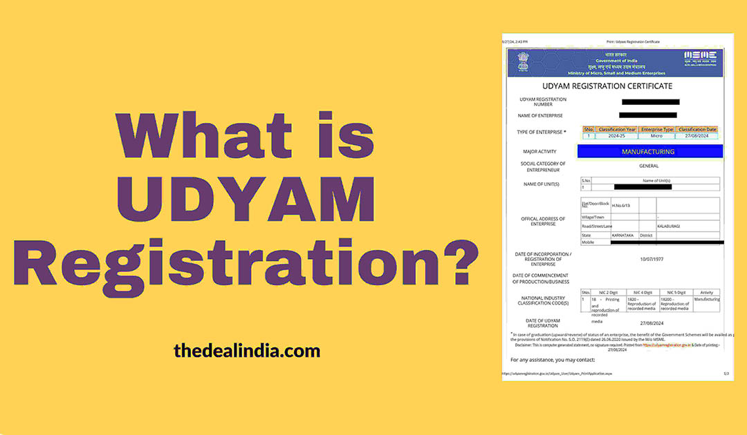 what is udyam registration