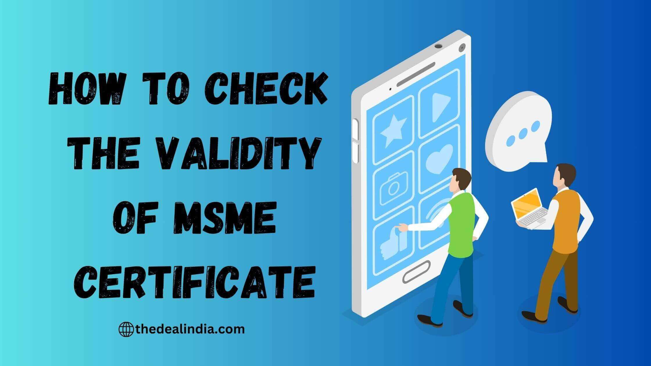 How to Check Validity of MSME Certificate