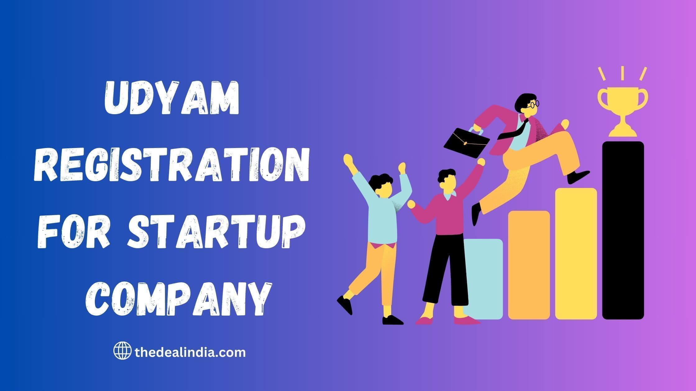 Udyam Registration For Startup Company